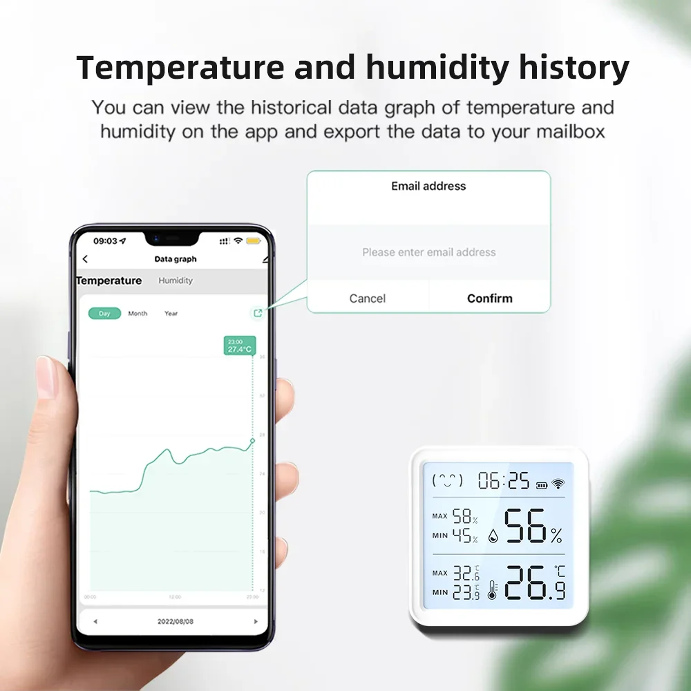 Tuya WiFi Temperature Humidity - Digital Hygrometer Probe のレビューと価格