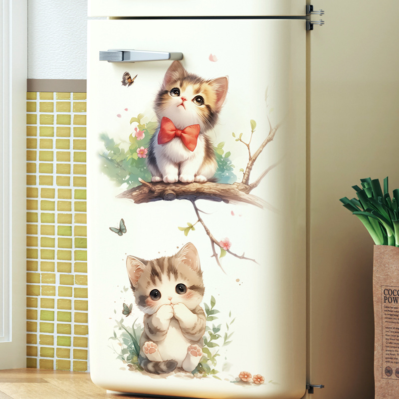 Kawaii Pastel Cat & Butterfly  - Pvc Panel Background のレビューと価格