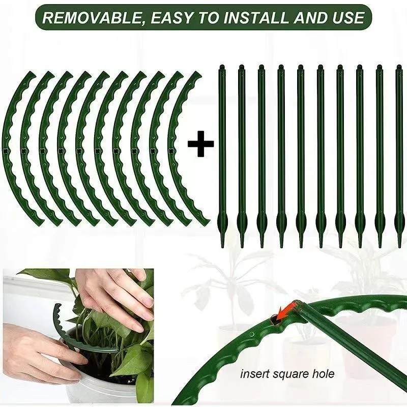 1-9set Plastic Plant Support P - Vine Climbing Plastic のレビューと価格
