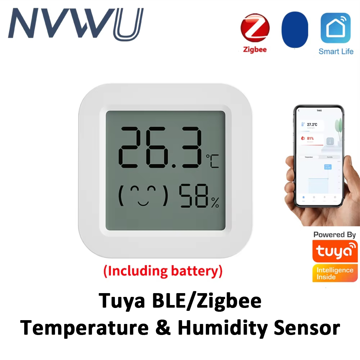 Tuya Zigbee Temperature Humidi - Digital Hygrometer Probe のレビューと価格