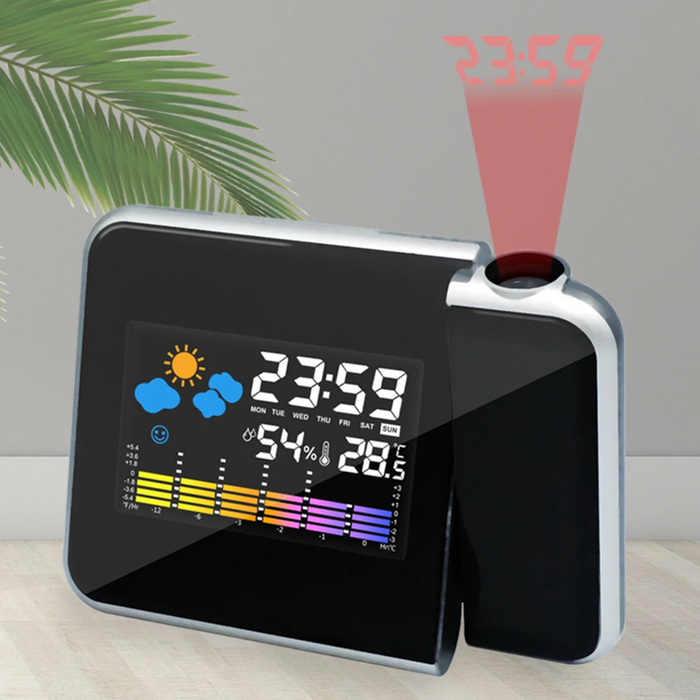 Projection Clock Digital LED P - Digital Hygrometer Probe のレビューと価格