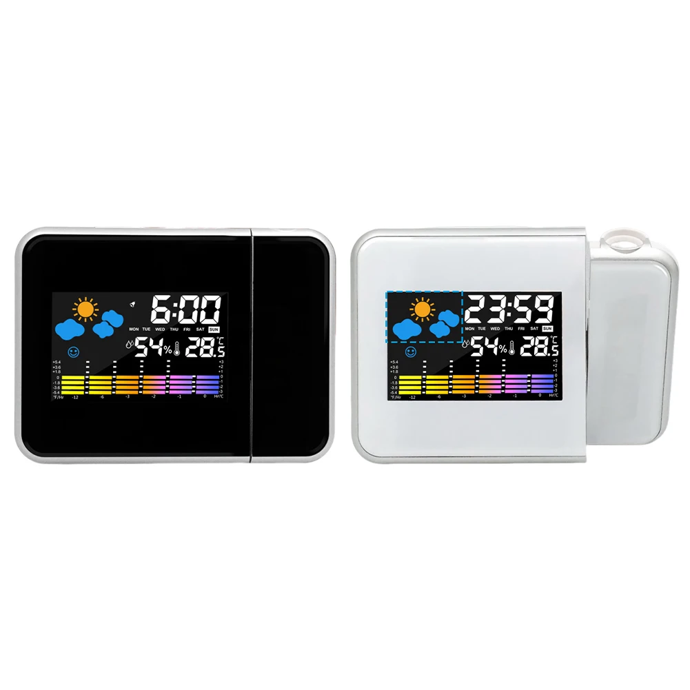 Projection Clock Digital LED P - Digital Hygrometer Probe のレビューと価格