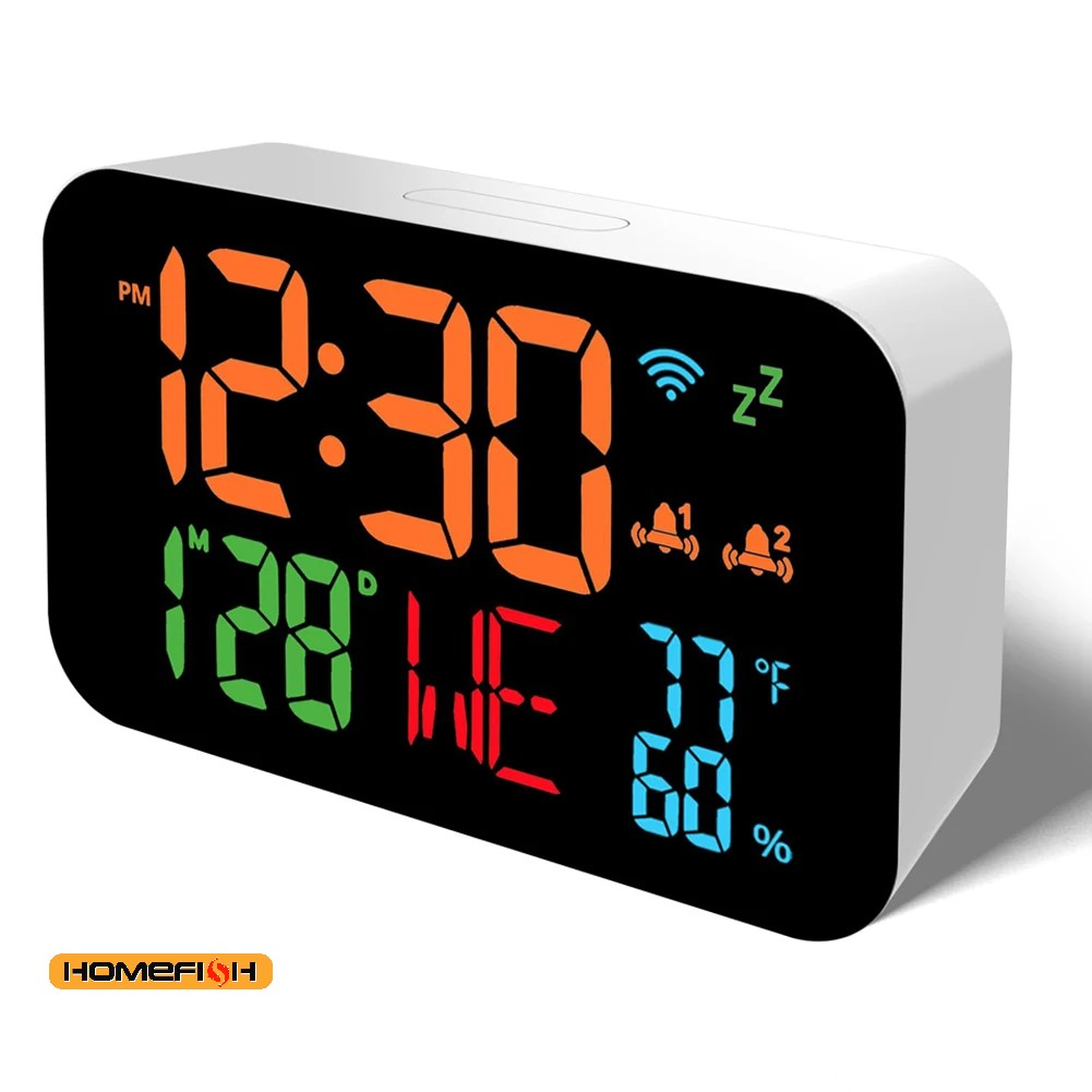 Tuya WiFi Desktop Clock Calend - Digital Hygrometer Probe のレビューと価格