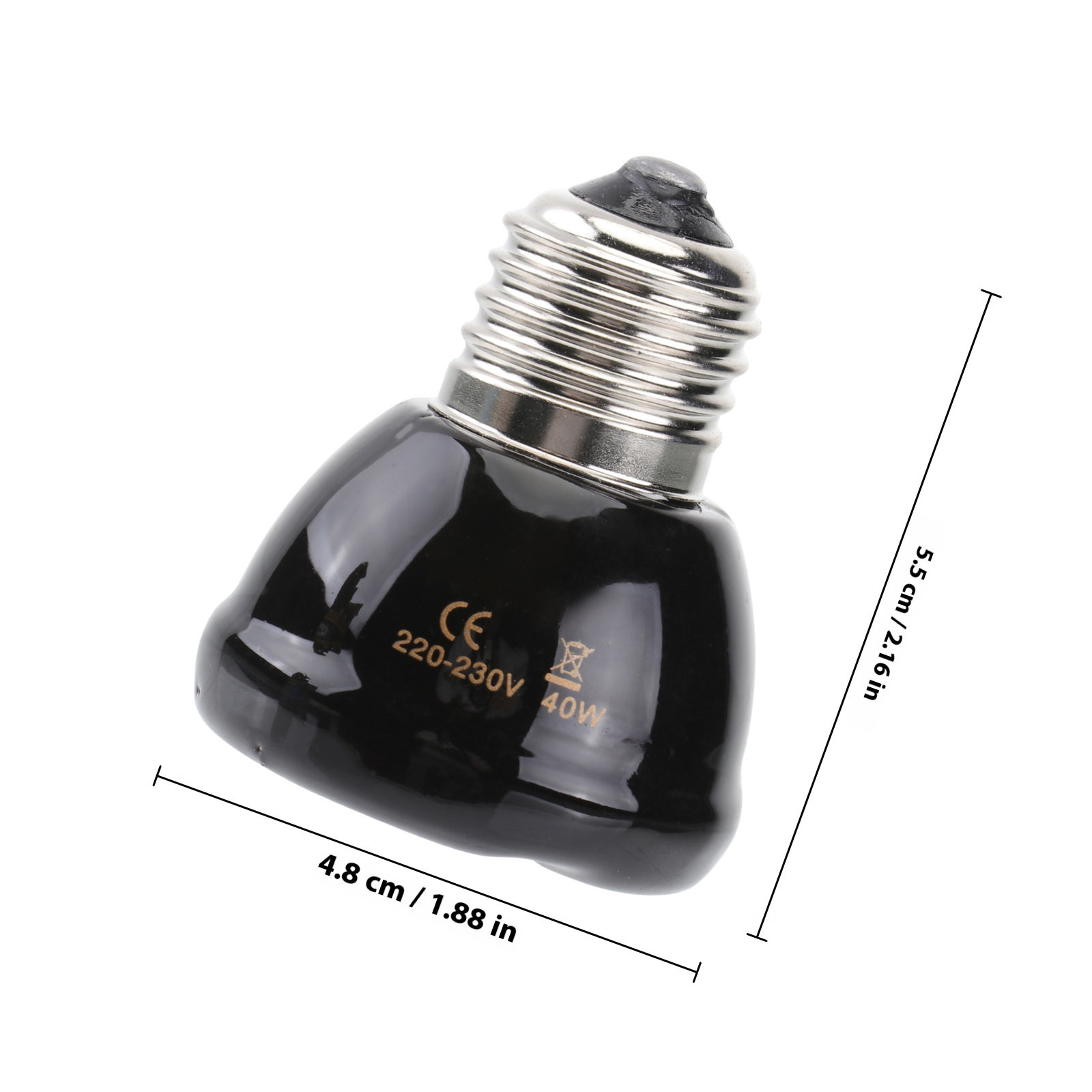 1Pcs 40W E27 Reptile Heat Ligh - Ceramic Heat Emitter のレビューと価格