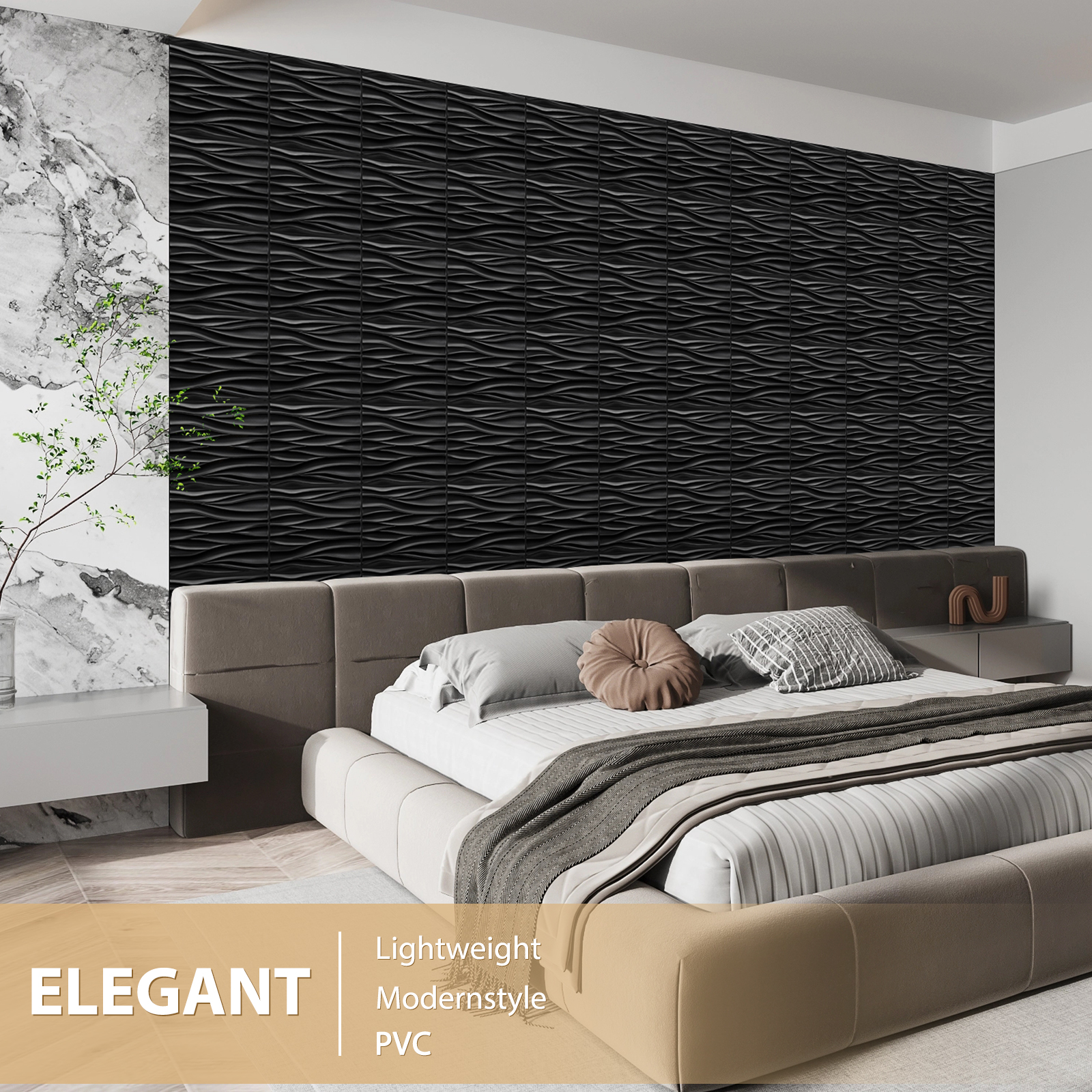 12/20/30 Pack Decorative 3D Wa - Pvc Panel Background のレビューと価格