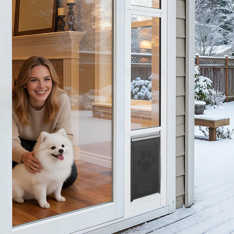 Dog Door for Sliding Glass Doo - Glass Door Hinge のレビューと価格