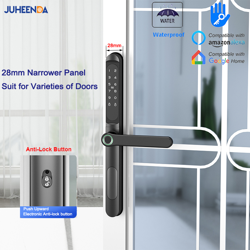 TTLock App Smart Aluminum Door - Glass Door Hinge のレビューと価格