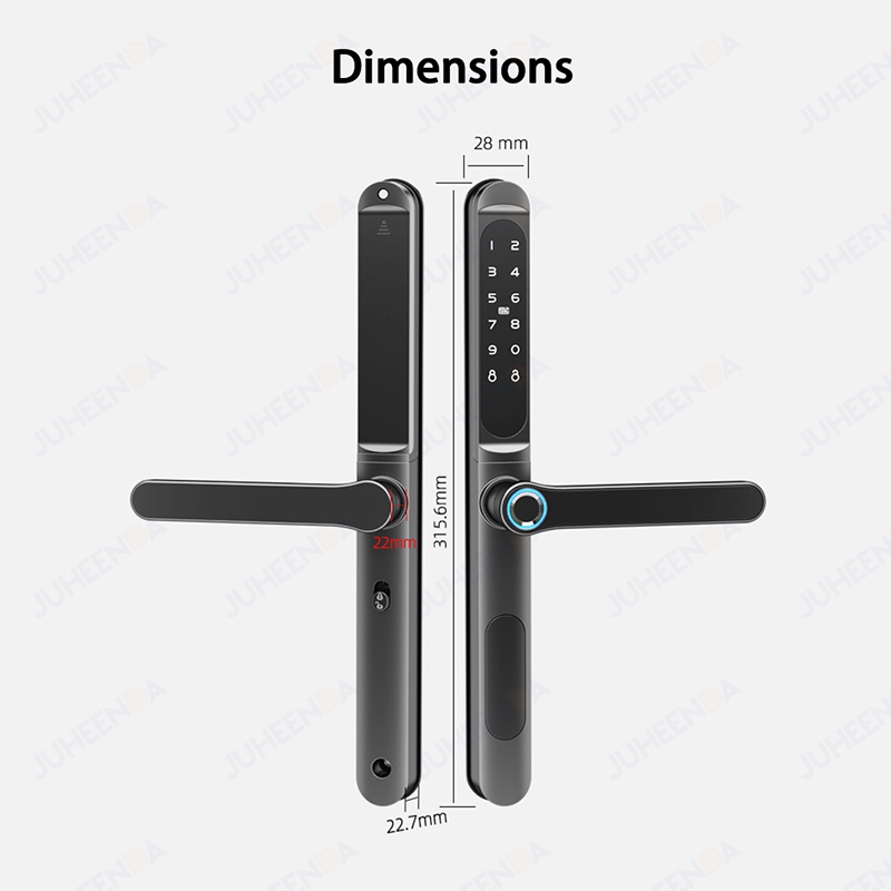 TTLock App Smart Aluminum Door - Glass Door Hinge のレビューと価格