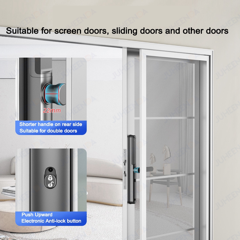TTLock App Smart Aluminum Door - Glass Door Hinge のレビューと価格